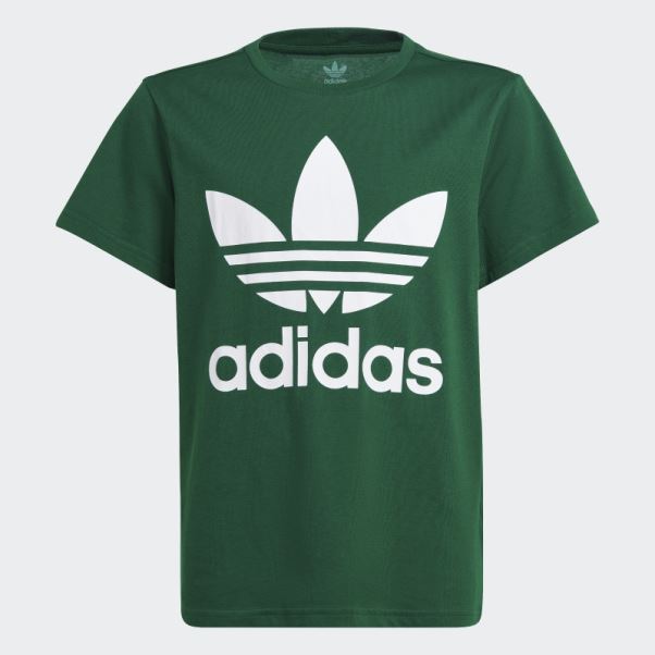 Mode Adidas Tee Trèfle Vert Foncé