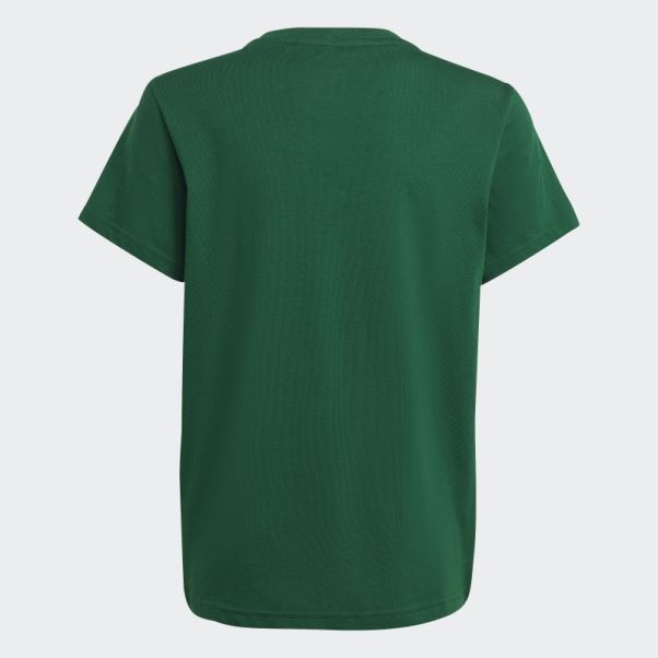 Mode Adidas Tee Trèfle Vert Foncé