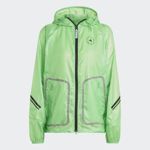 Adidas By Stella Mccartney Truepace Running Veste Mode Flash Vert