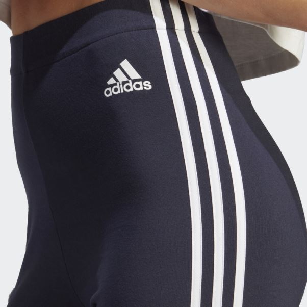 Legging Taille Haute En Coton à 3 Bandes Avec Patchs De Fleurs En Chenille Adidas Ink