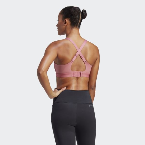 Soutien-gorge D'entraînement à Maintien élevé Tlrd Impact Luxe Rose Adidas