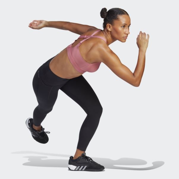Soutien-gorge D'entraînement à Maintien élevé Tlrd Impact Luxe Rose Adidas