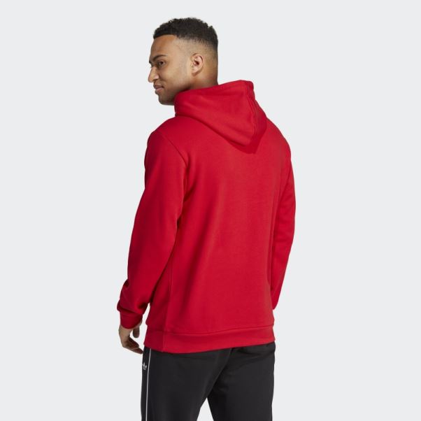 Sweat à Capuche Trèfle Adidas Scarlet Adicolor Classics