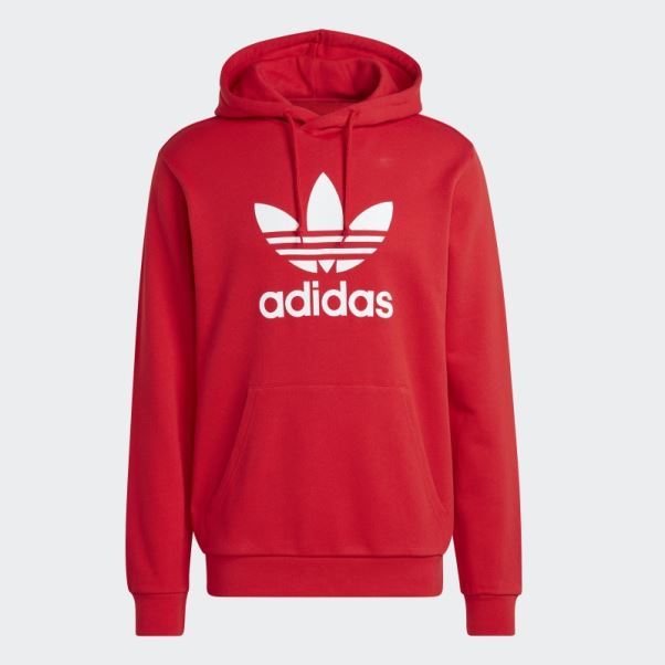 Sweat à Capuche Trèfle Adidas Scarlet Adicolor Classics