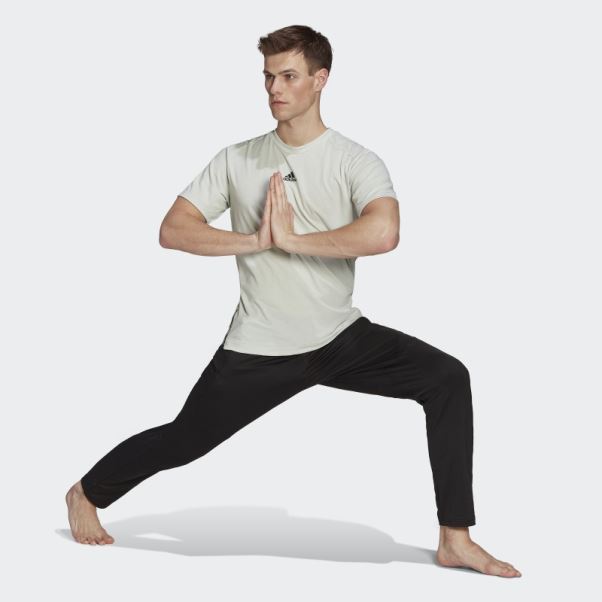 Adidas Aeroready T-shirt De Yoga Vert