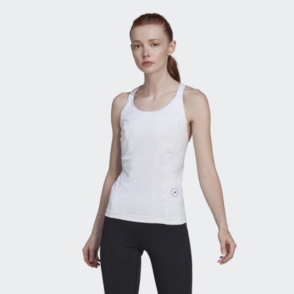 Adidas By Stella Mccartney Truepurpose Débardeur Blanc Chaud