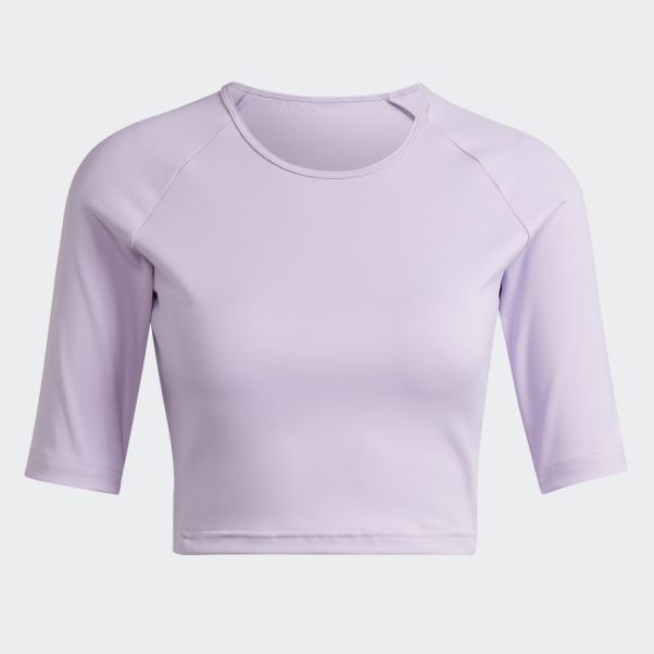 T-shirt D'entraînement Adidas Hyperglam Violet Lueur