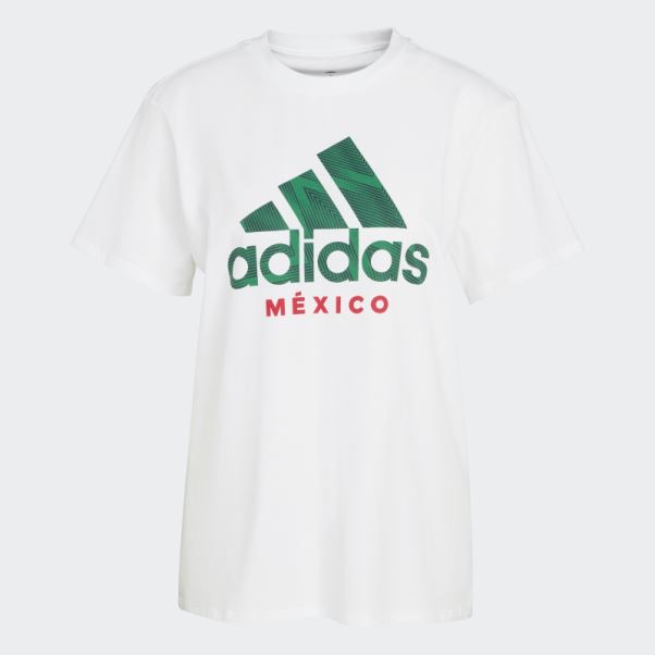 Tee Shirt Adidas Mexique Blanc