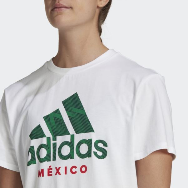 Tee Shirt Adidas Mexique Blanc
