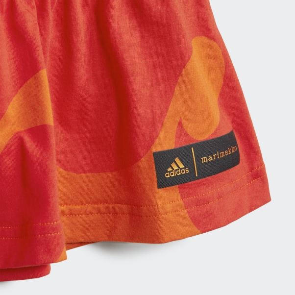 Robe Marimekko Orange Adidas