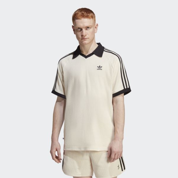 Polo Adidas Adicolor Classics Waffle Blanc