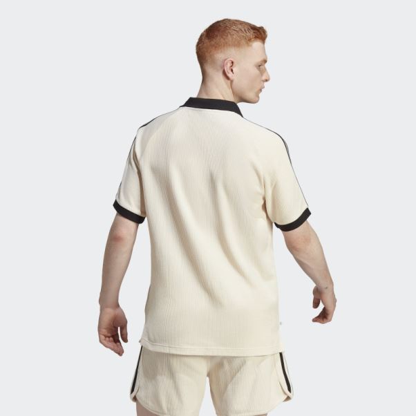 Polo Adidas Adicolor Classics Waffle Blanc