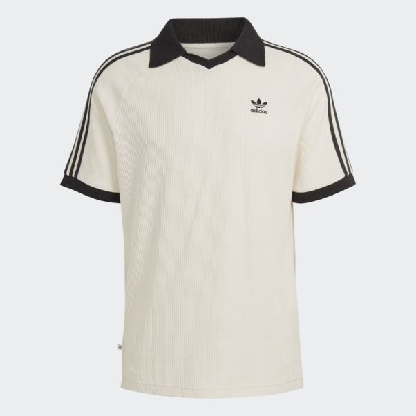 Polo Adidas Adicolor Classics Waffle Blanc