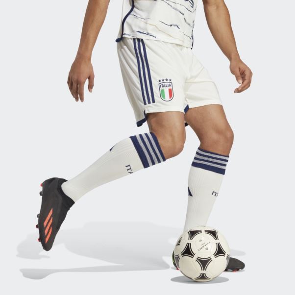 Short Adidas Italy 23 Away Blanc
