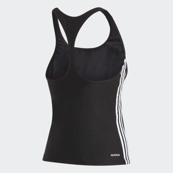 Noir Chaud Adidas Sh3.ro Classique 3-stripes Tankini Top