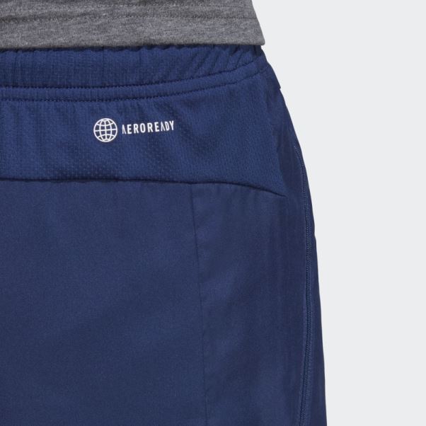 Short D'entraînement Tissé Adidas Train Essentials Bleu Foncé