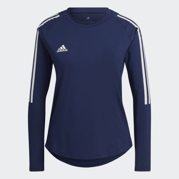 Maillot Manches Longues Hilo Bleu Marine Adidas