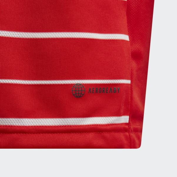 Maillot Domicile Fc Bayern 22/23 Rouge Adidas Chaud