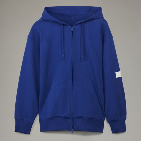 Y-3 Sweat à Capuche Zippé En Coton Bio éponge Adidas