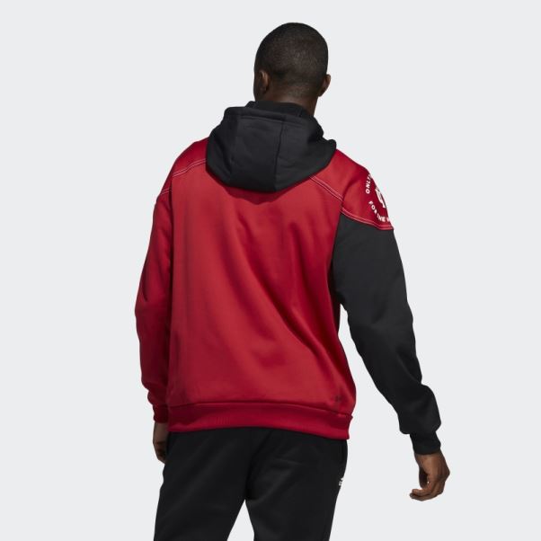 Adidas Sweat à Capuche Stade Rouge Victoire