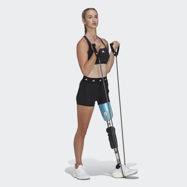 Soutien-gorge Techfit à Maintien Moyen Hyperglam Powerreact Noir Adidas