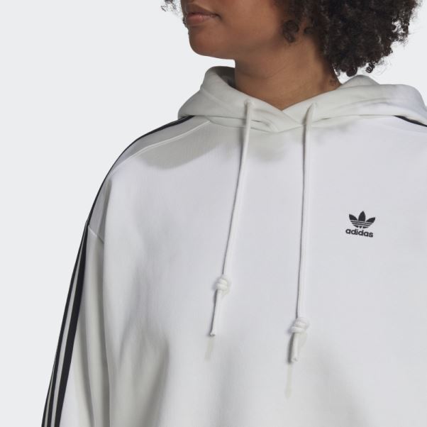 Sweat à Capuche Adidas Adicolor Classics Blanc (grande Taille)