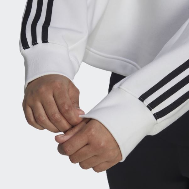 Sweat à Capuche Adidas Adicolor Classics Blanc (grande Taille)