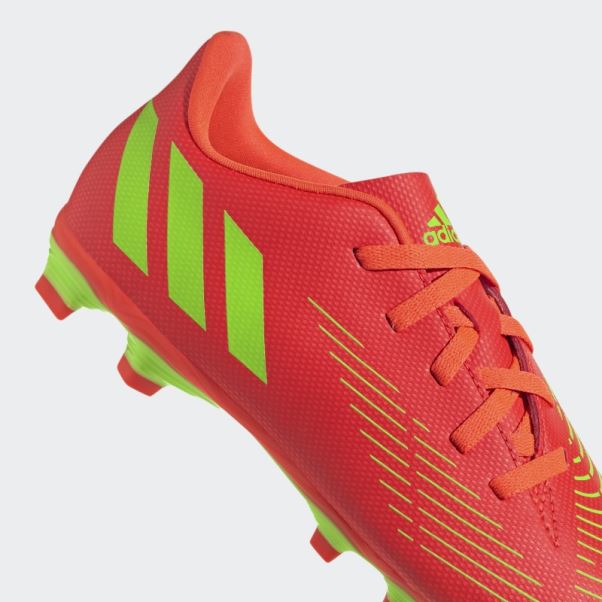 Adidas Predator Edge.4 Crampons De Sol Souples Rouge