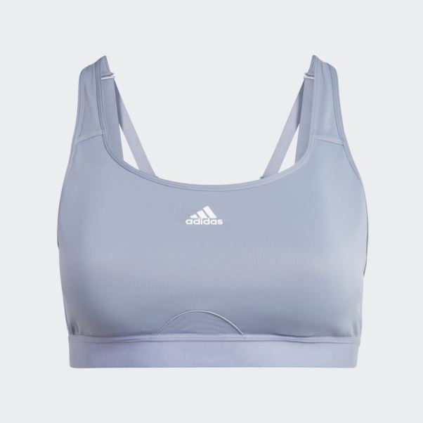 Soutien-gorge à Maintien élevé Adidas Tlrd Move Training Violet Argenté (grande Taille)