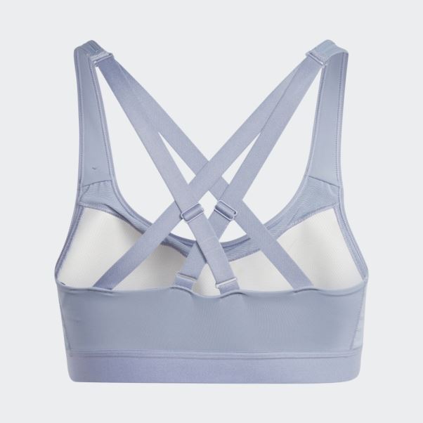 Soutien-gorge à Maintien élevé Adidas Tlrd Move Training Violet Argenté (grande Taille)