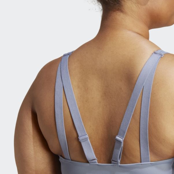 Soutien-gorge à Maintien élevé Adidas Tlrd Move Training Violet Argenté (grande Taille)