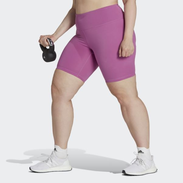 Legging Adidas Optime Training Bike Lilas