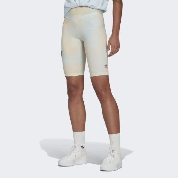 Legging De Vélo Imprimé Bleu Adidas