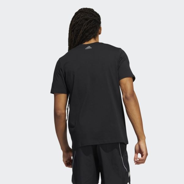 Adidas Noir D.o.n. Numéro 4 L'avenir Du Tee Rapide