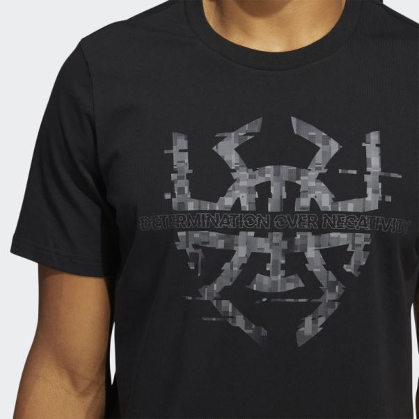 Adidas Noir D.o.n. Numéro 4 L'avenir Du Tee Rapide