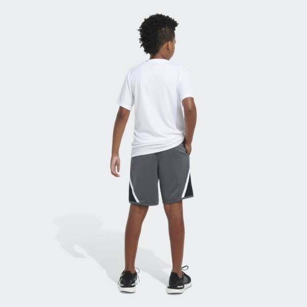 Short De Basket 23 Gris Moyen Adidas