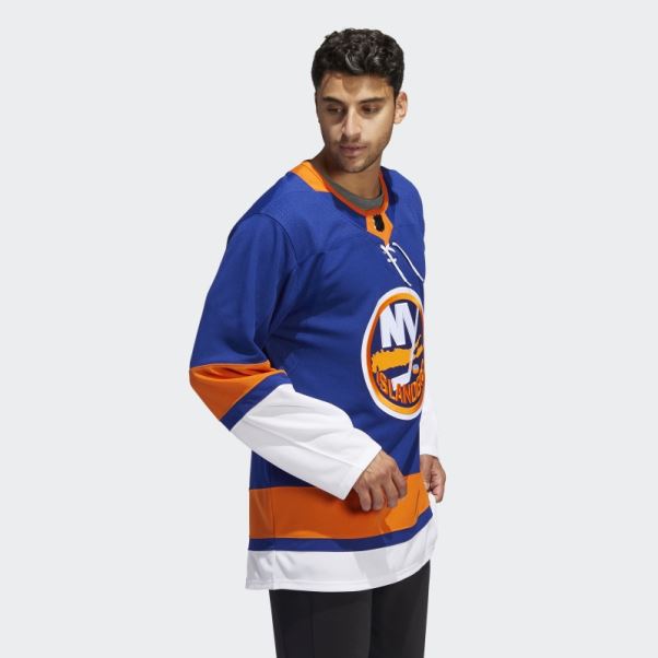 Maillot Royal 08 CCM-SLD Adidas Islanders Domicile Authentique