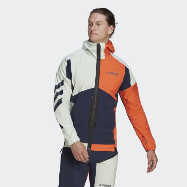 Veste De Ski De Randonnée Adidas Terrex Skyclimb Gore Soft Shell Orange