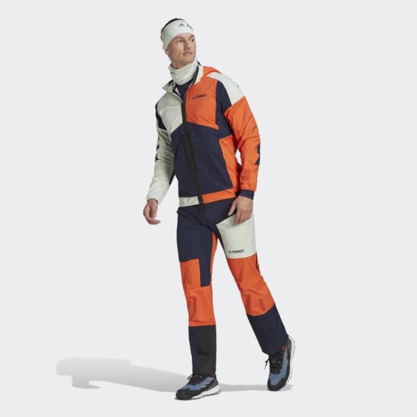 Veste De Ski De Randonnée Adidas Terrex Skyclimb Gore Soft Shell Orange