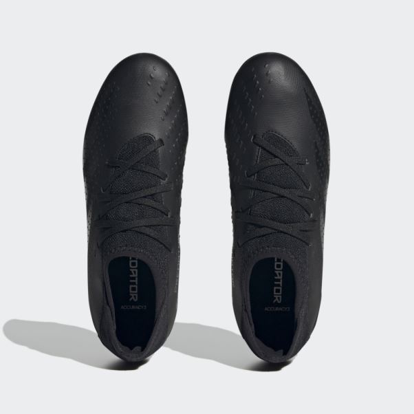 Adidas Predator Precision.3 Chaussures De Sol Ferme Blanc
