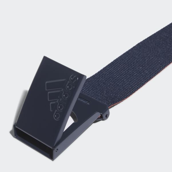 Ceinture Web Réversible Golf Adidas Bleu Marine