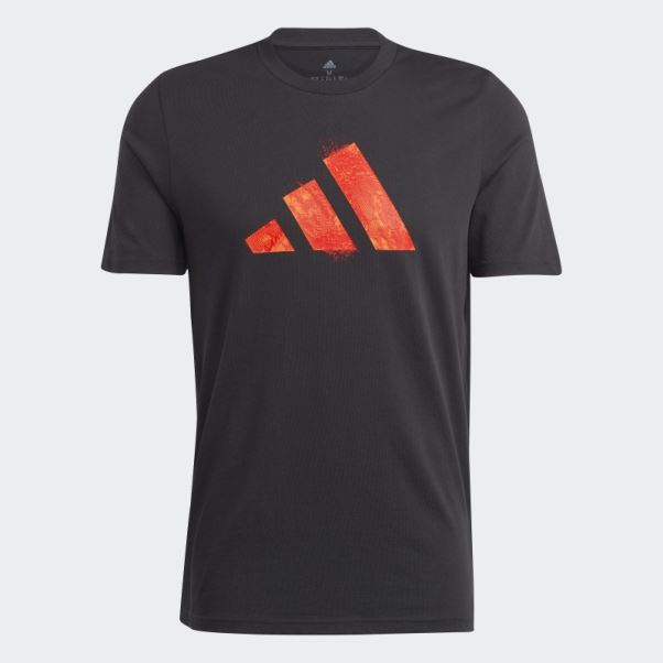 Adidas Aeroready Tennis Roland Garros Graphique T-shirt Noir