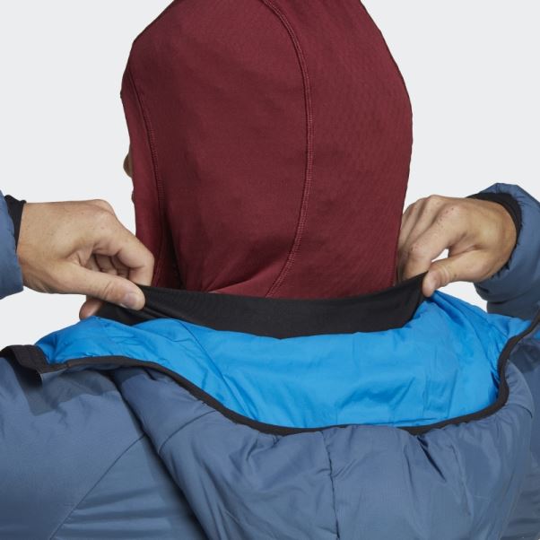 Veste à Capuche Terrex Techrock Stretch Primaloft Acier Adidas