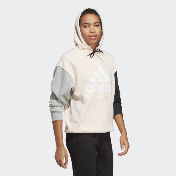 Sweat à Capuche Surdimensionné En Molleton à Gros Logo Essentials Quartz Adidas