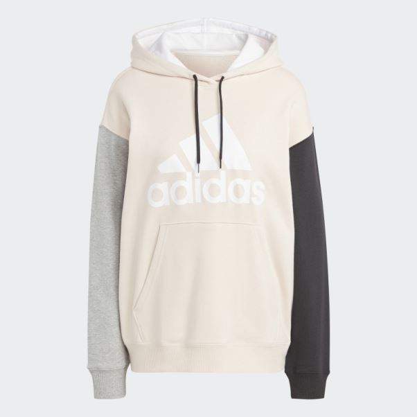 Sweat à Capuche Surdimensionné En Molleton à Gros Logo Essentials Quartz Adidas