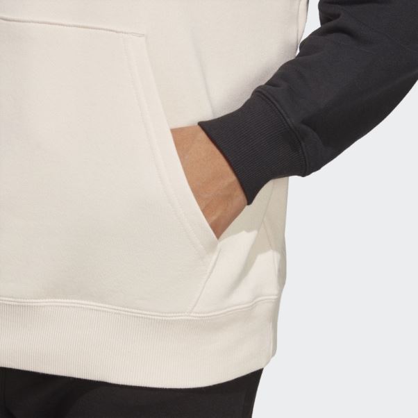 Sweat à Capuche Surdimensionné En Molleton à Gros Logo Essentials Quartz Adidas