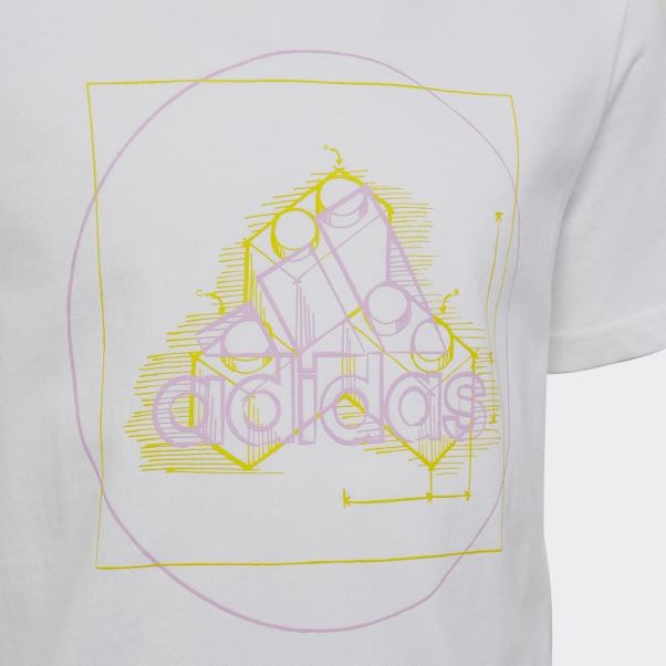 T-shirt Graphique Adidas X Classic Lego Blanc