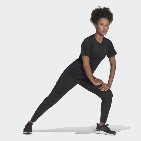 Tee Shirt Adidas Run Icon Noir