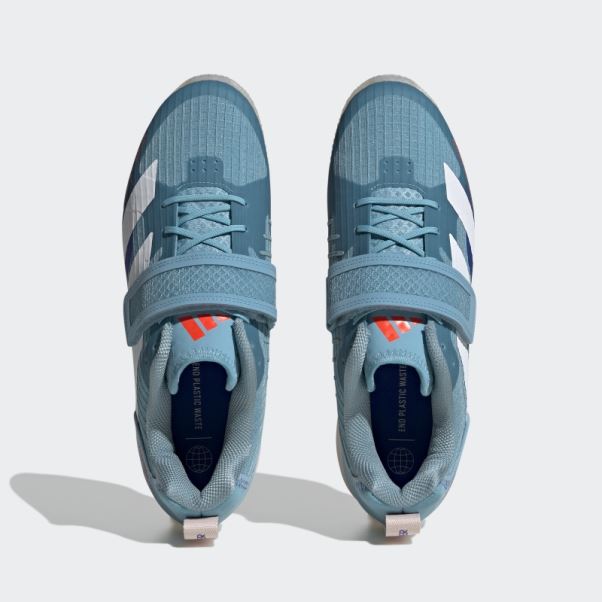 Chaussures D'haltérophilie Adipower 3 Bleu Adidas