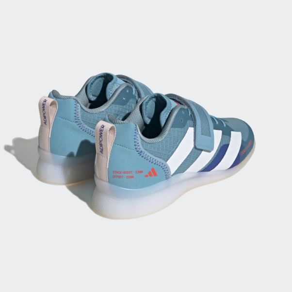 Chaussures D'haltérophilie Adipower 3 Bleu Adidas